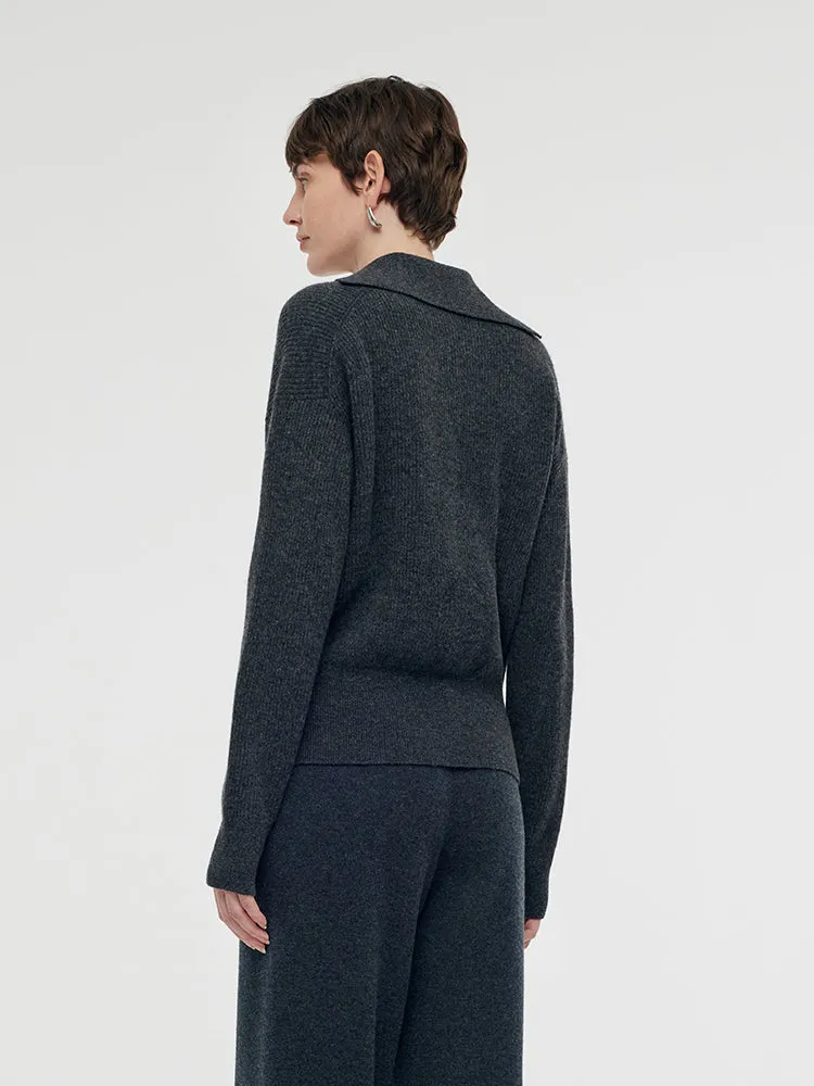 100% Wool Pullover Women Sweater