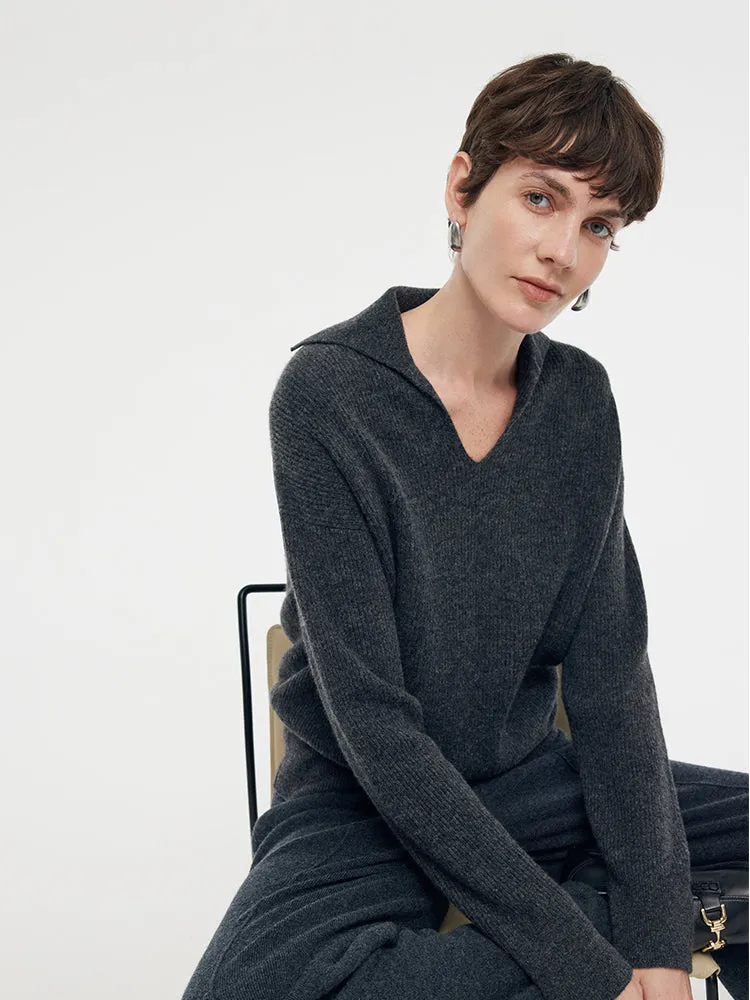 100% Wool Pullover Women Sweater