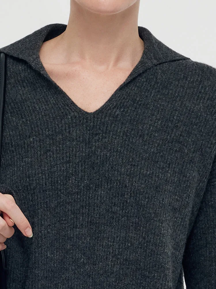 100% Wool Pullover Women Sweater