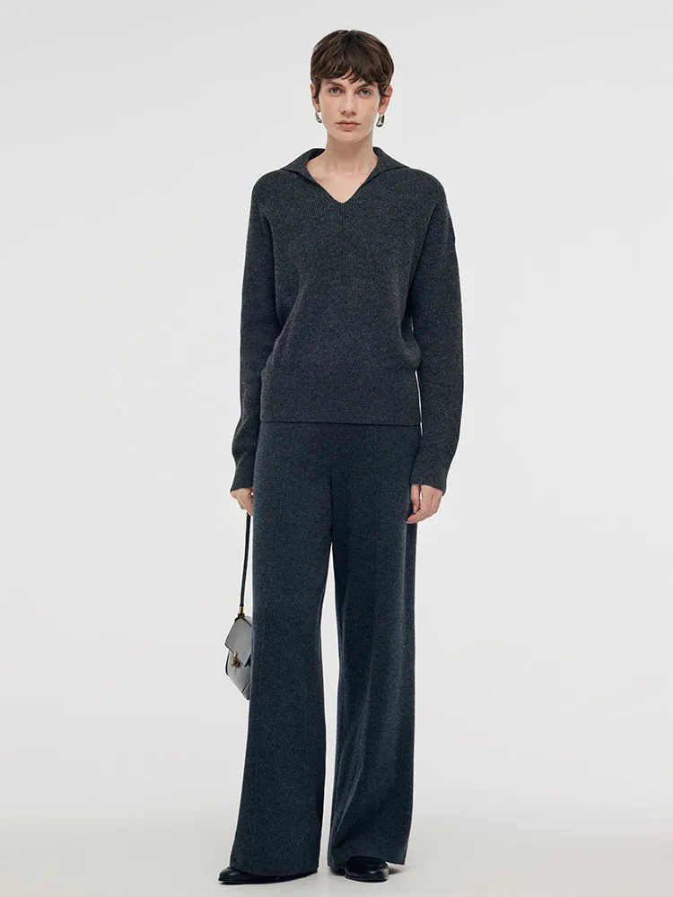 100% Wool Pullover Women Sweater