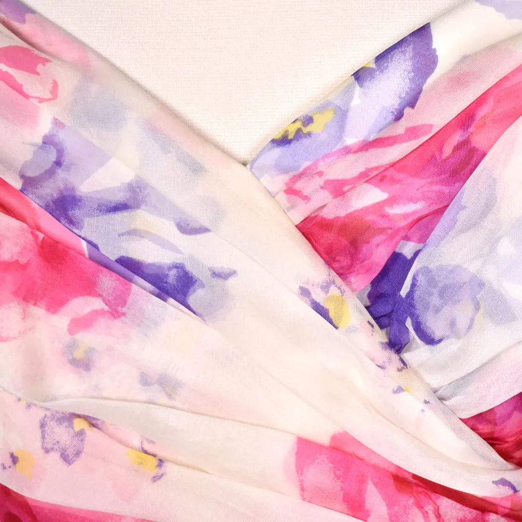 1980s Ruffle Cha Cha Dress