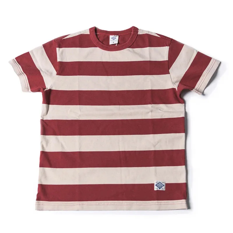 2 Inch Wide Stripes Heavyweight Men's Tee Shirts - Prison Style