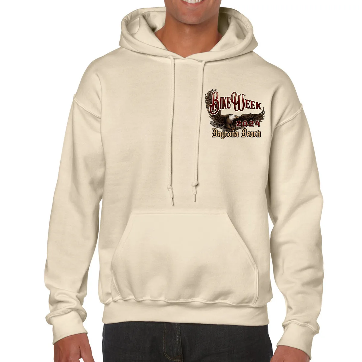 2024 Bike Week Daytona Beach Legendary Main Street Pullover Hoodie