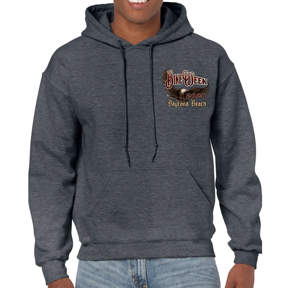 2024 Bike Week Daytona Beach Legendary Main Street Pullover Hoodie