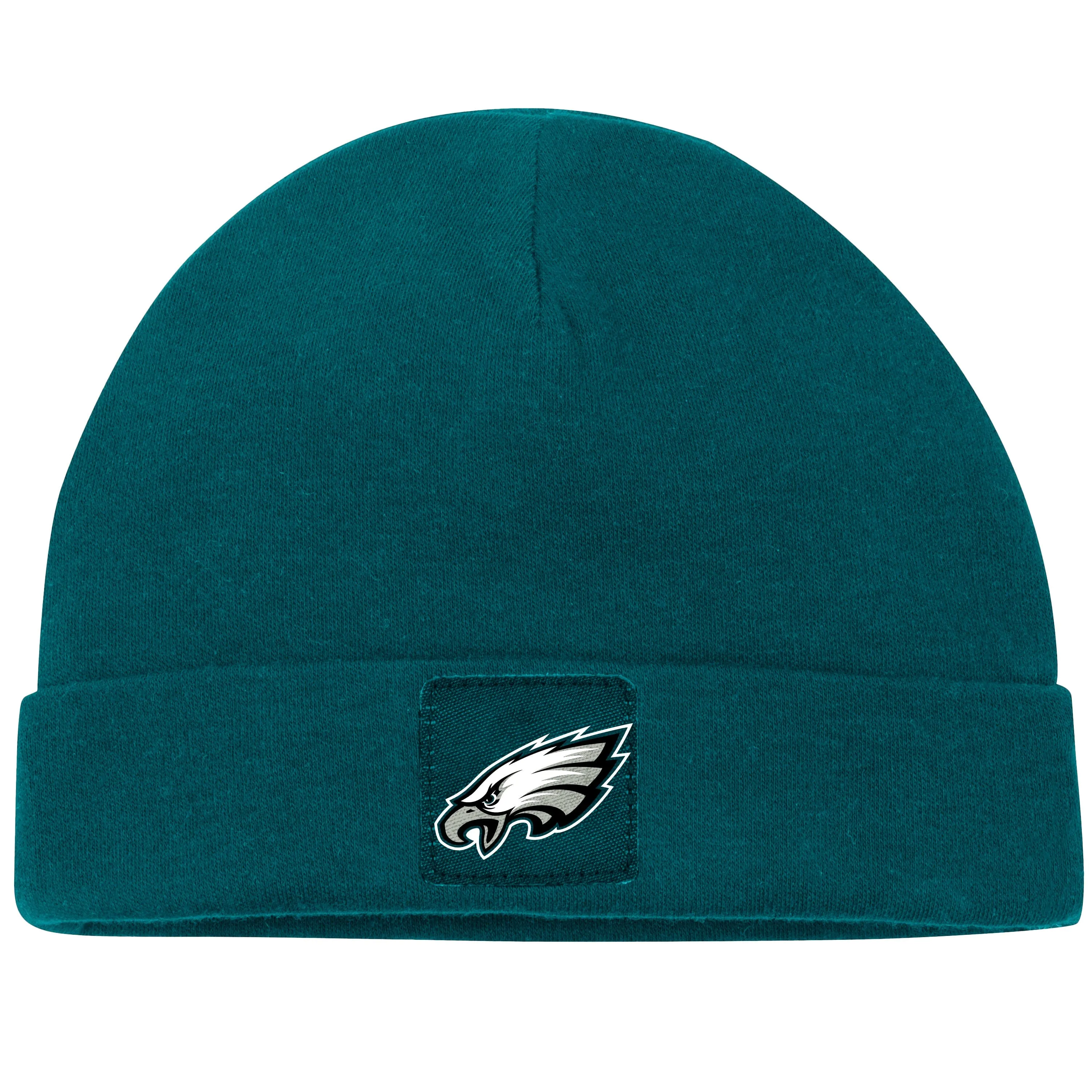 3-Piece Baby Boys Philadelphia Eagles Bodysuit, Footed Pant, and Cap Set