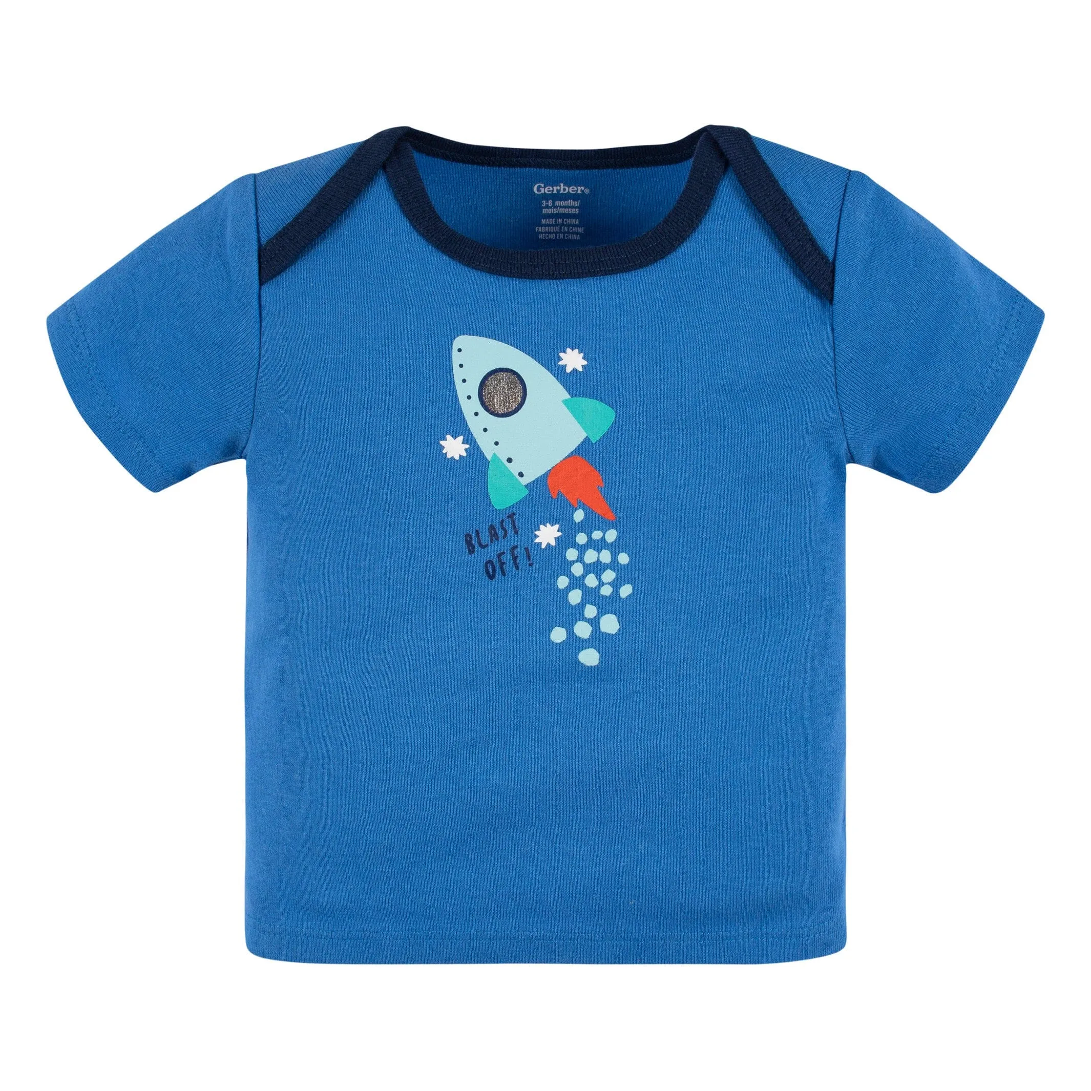 4-Piece Baby Boys Future Space Explorer Onesies® Bodysuit, Tee, Shorts & Pant Set