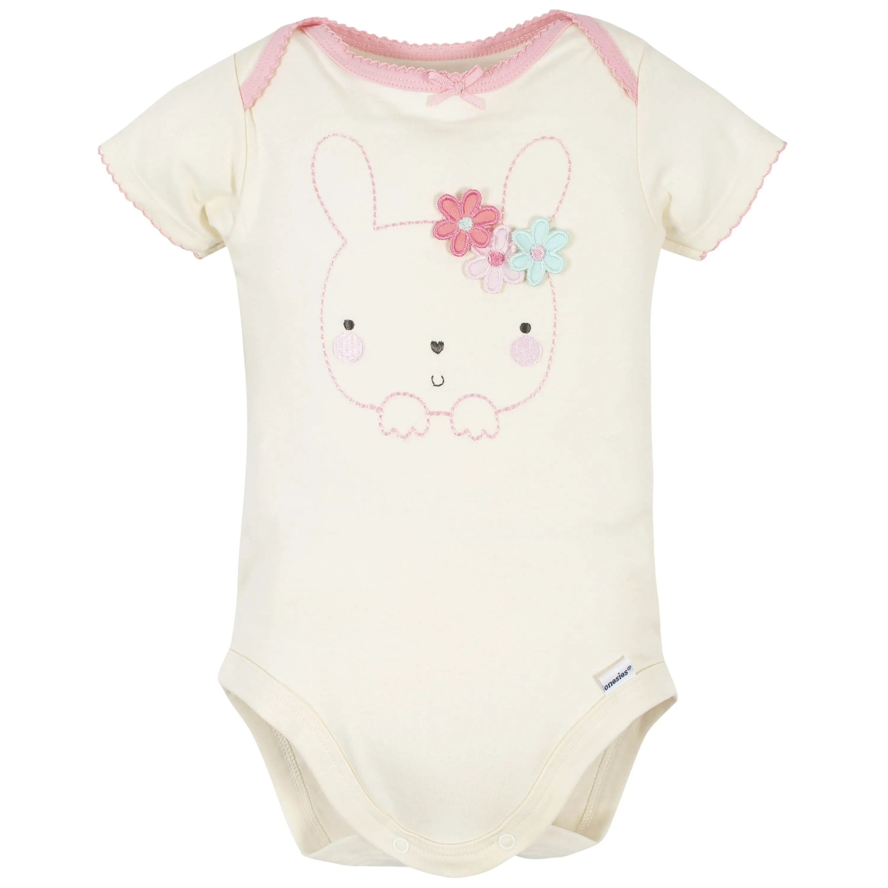 4-Piece Organic Baby Girls Bunny Gift Set