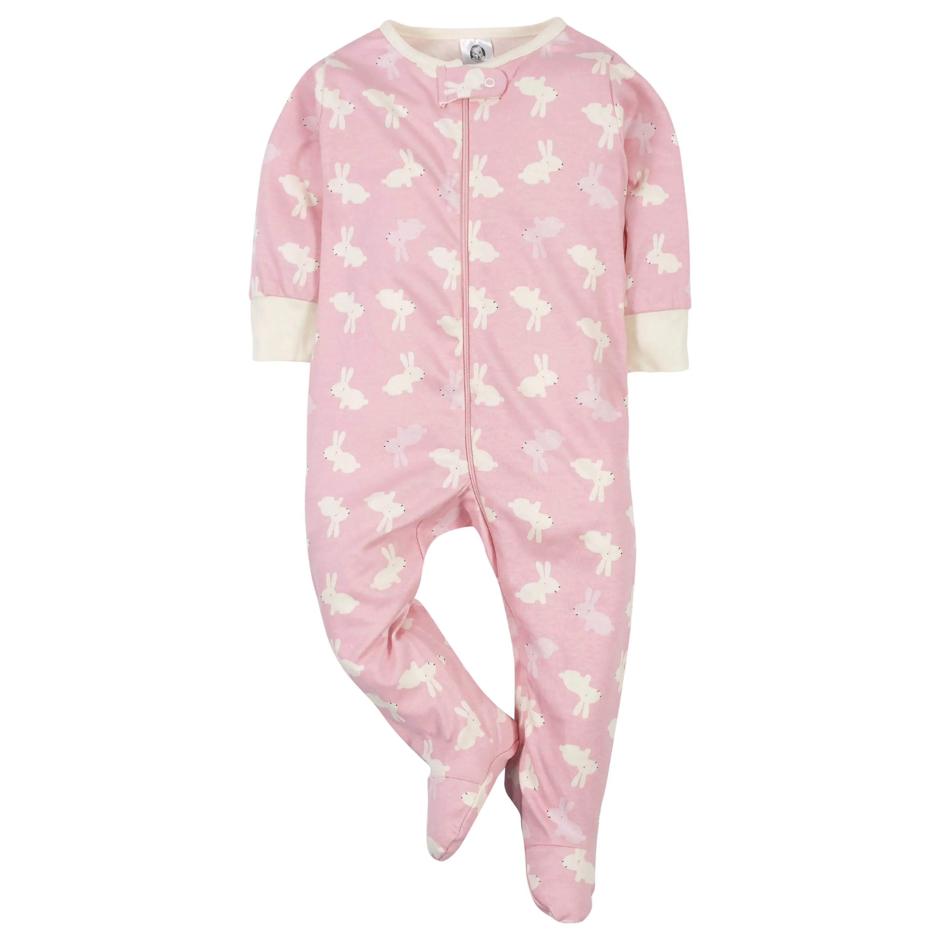 4-Piece Organic Baby Girls Bunny Gift Set