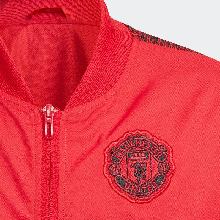 adidas 2019-20 Manchester United YOUTH Anthem Jacket - Red