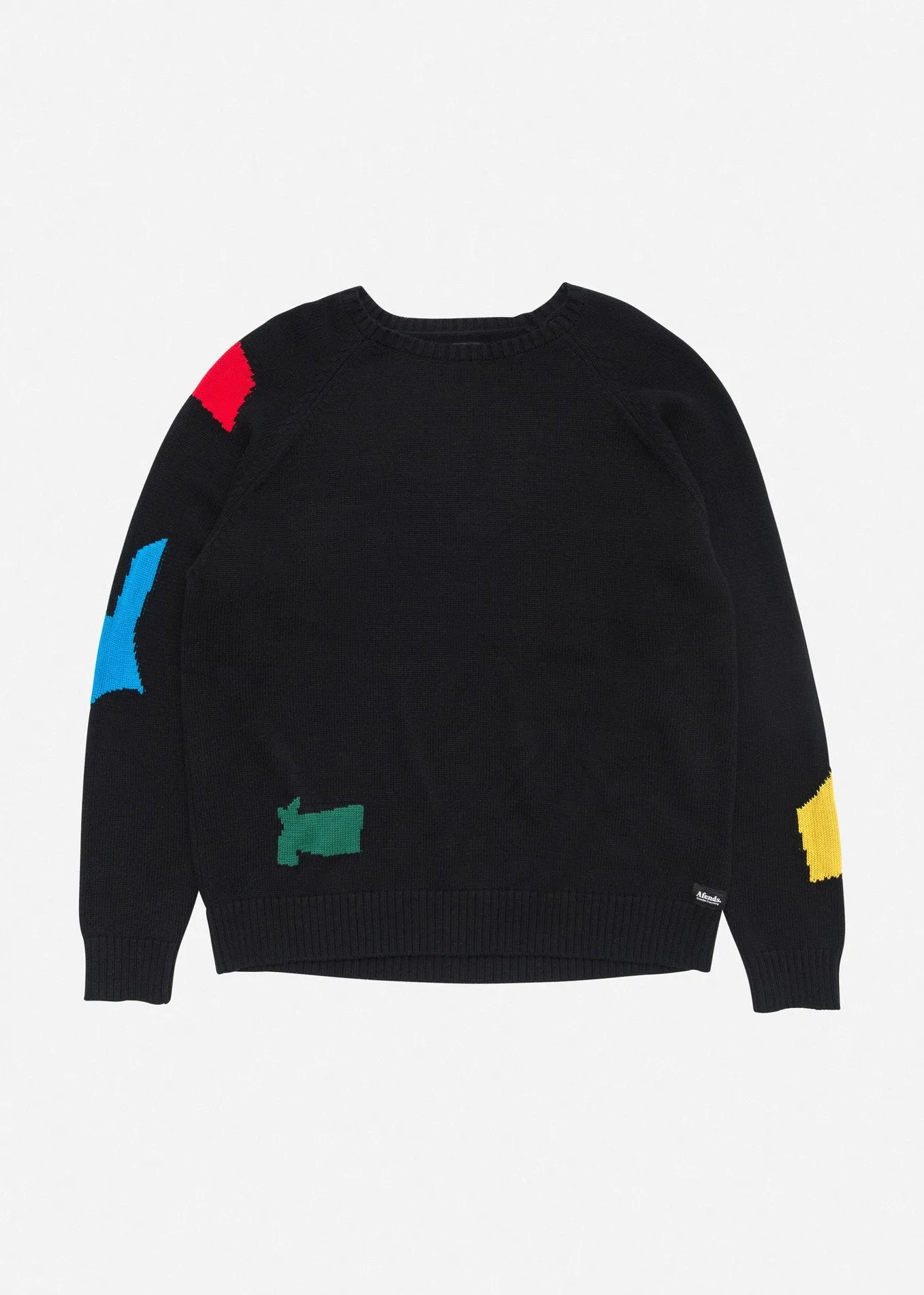 Afends Mens Mondrian - Organic Cotton Knit Jumper