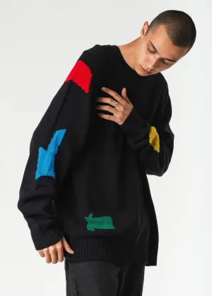 Afends Mens Mondrian - Organic Cotton Knit Jumper