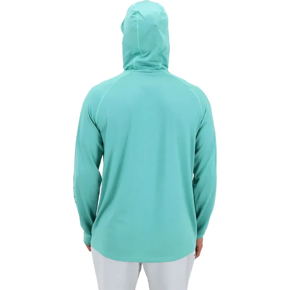 AFTCO Men's Yurei Air-O Mesh Hooded Long Sleeve Performance Shirt