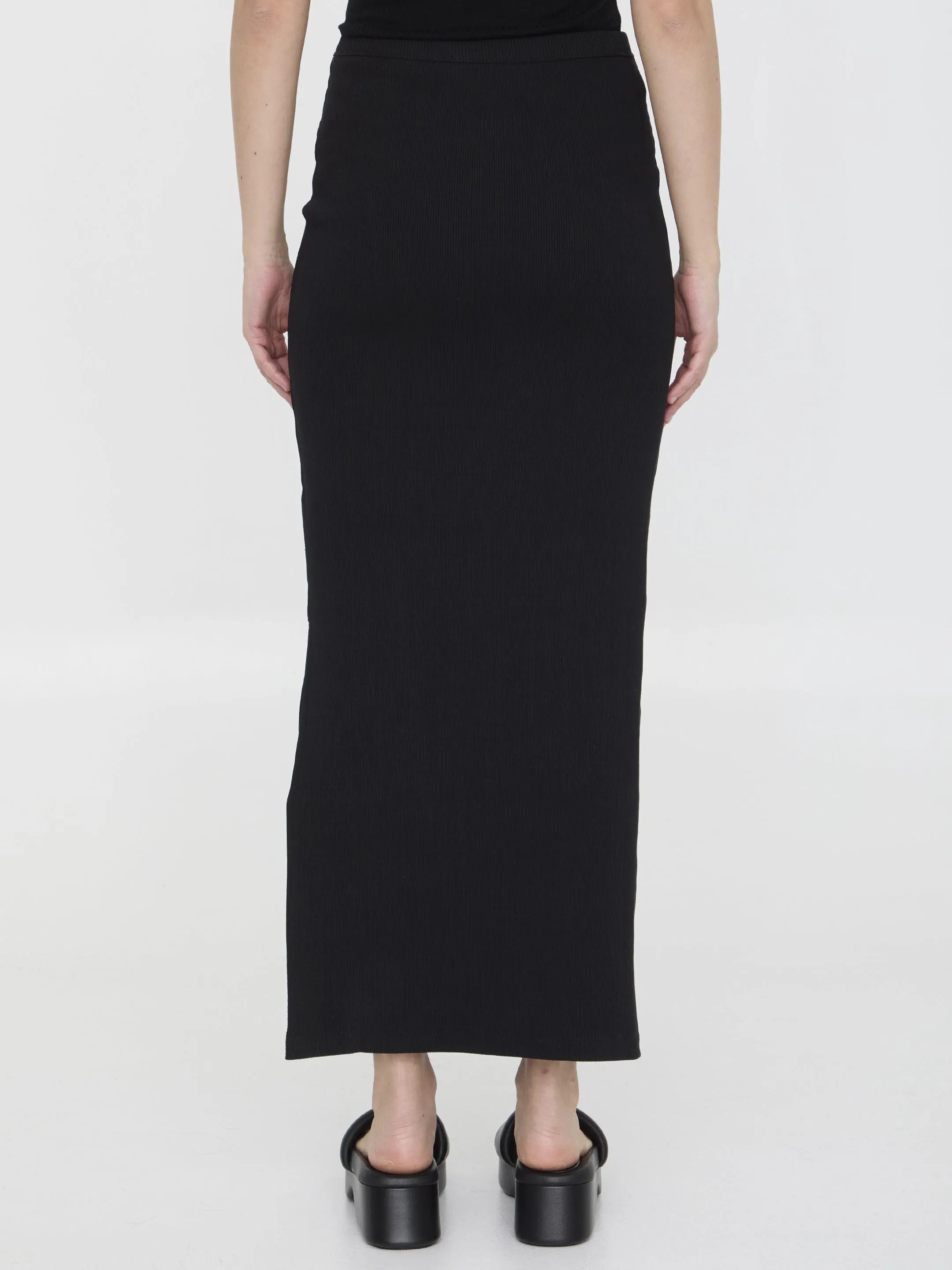 Alexander Wang Logo Maxi Skirt