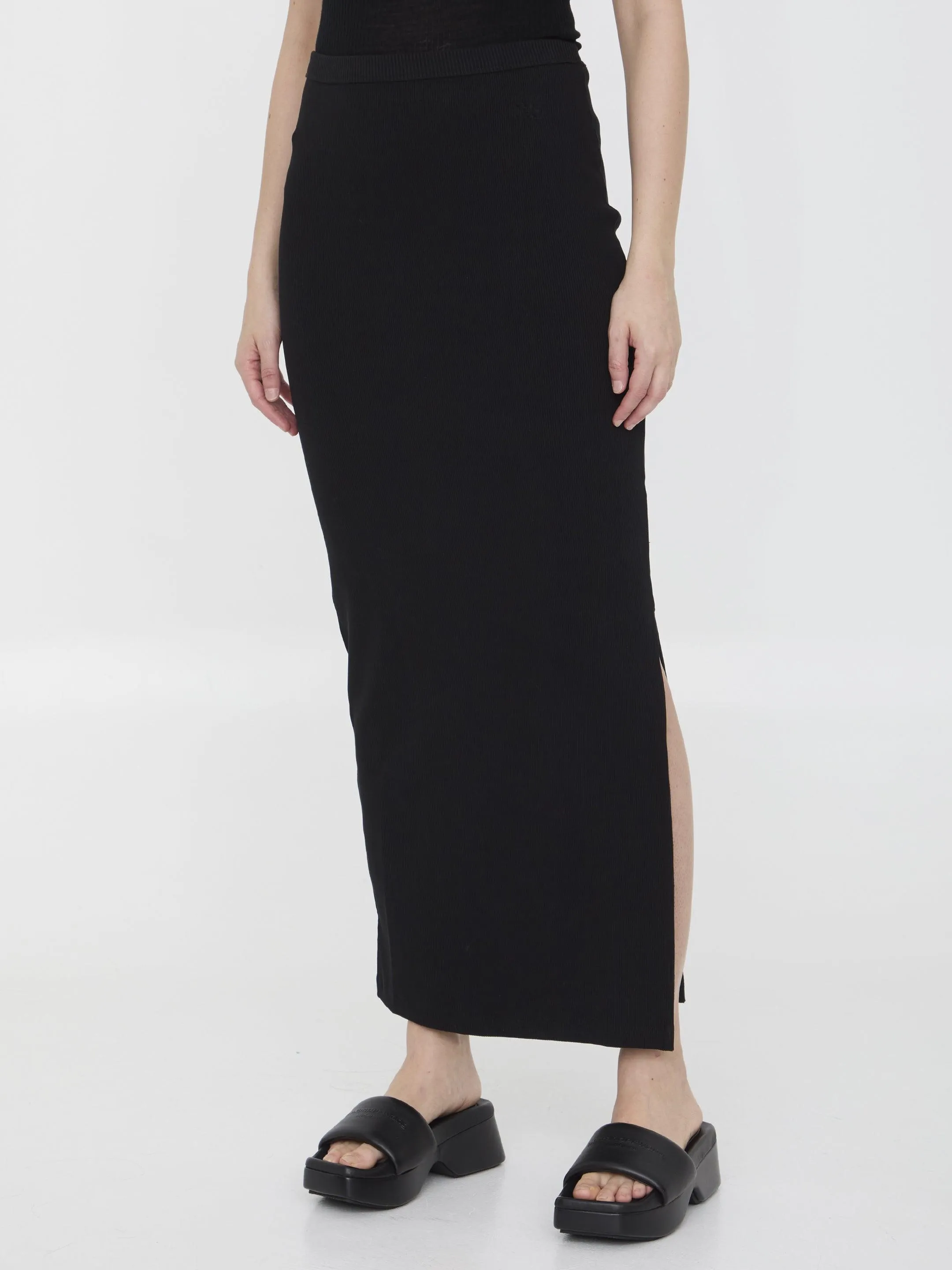 Alexander Wang Logo Maxi Skirt