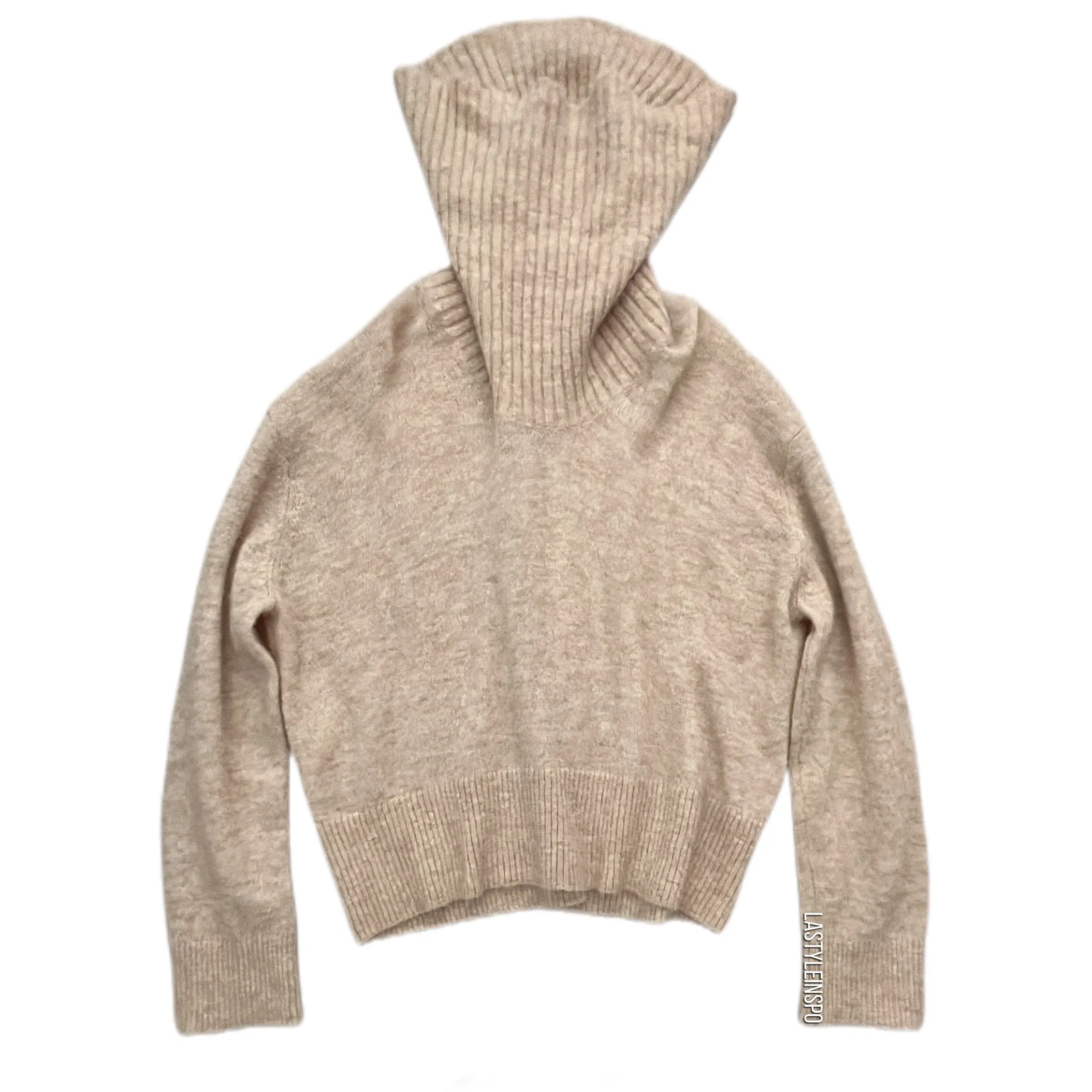 & Other Stories Alpaca Sweater Beige Turtle Neck Size S
