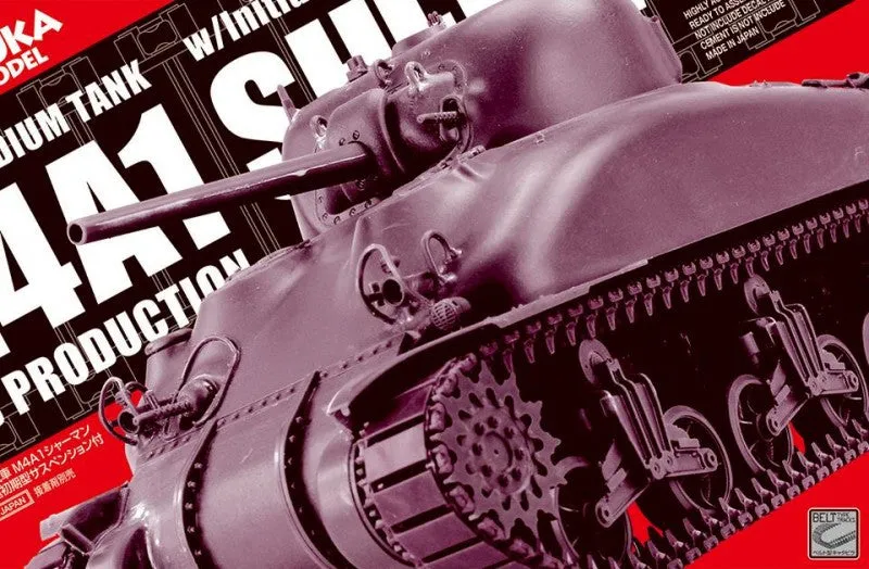 Asuka 1/35 M4A1 Sherman (Value Kit)