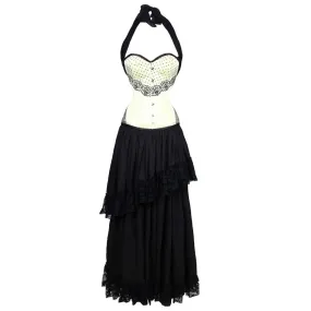 Babette Couture Authentic Steel Boned Overbust Corset Dress