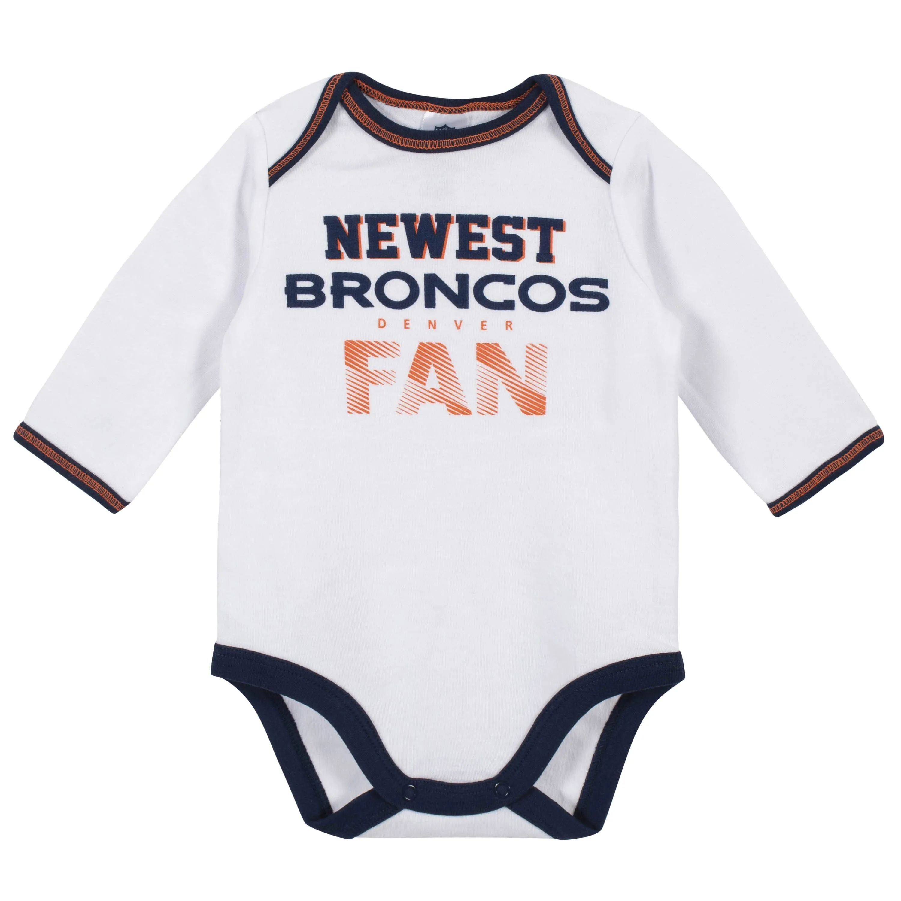Baby Boys Denver Broncos 3-Piece Bodysuit, Pant and Cap Set