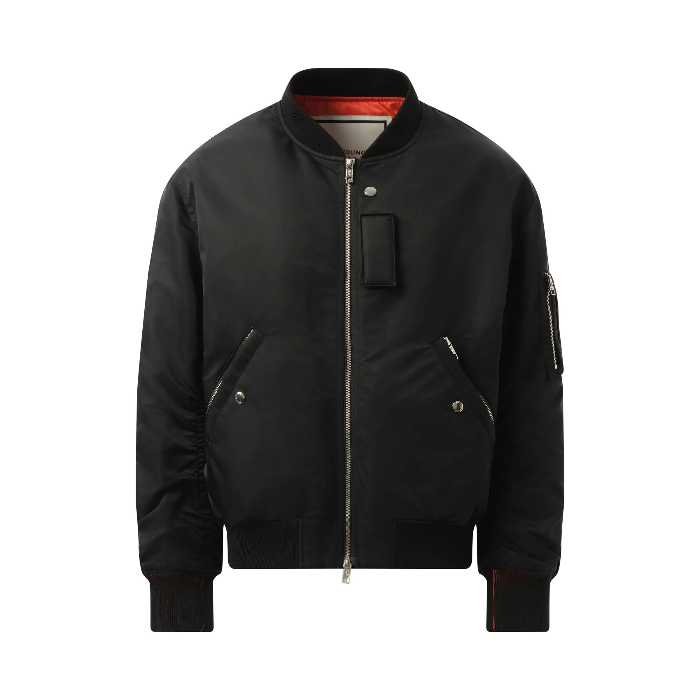 Back Logo MA-1 Jacket in Black
