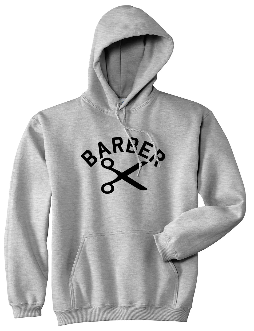 Barber Scissors Mens Pullover Hoodie