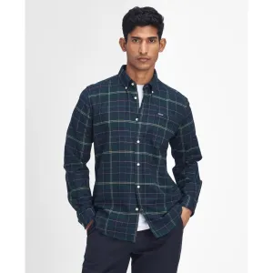 Barbour Kyeloch Tailored Long-Sleeved Shirt MSH5014TN23 Green Loch