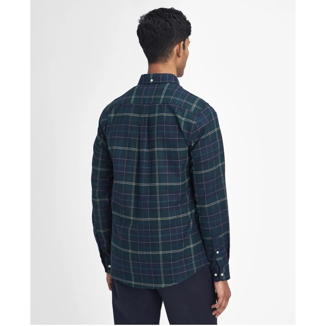 Barbour Kyeloch Tailored Long-Sleeved Shirt MSH5014TN23 Green Loch
