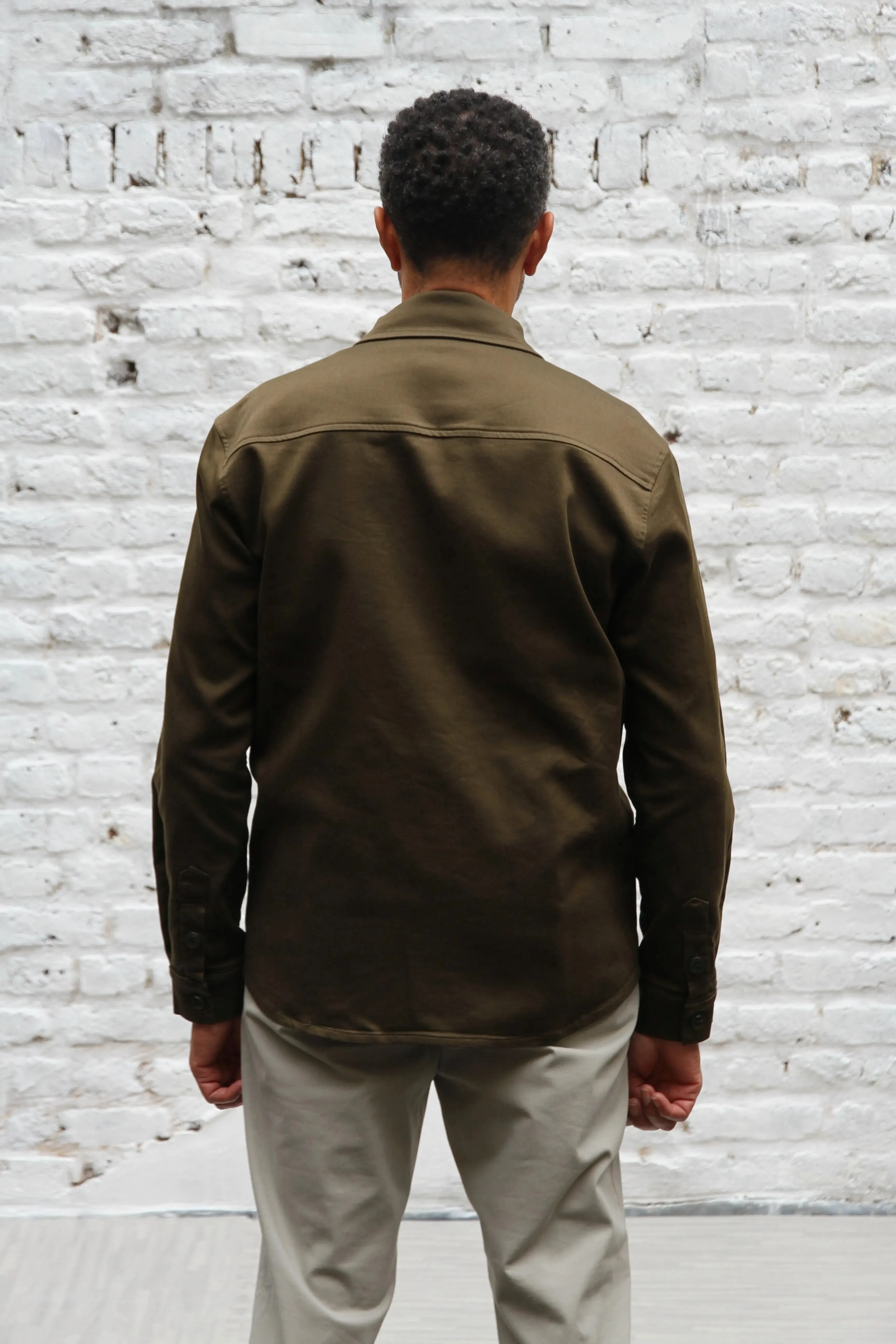 Bart Superflex Overshirt - Olive