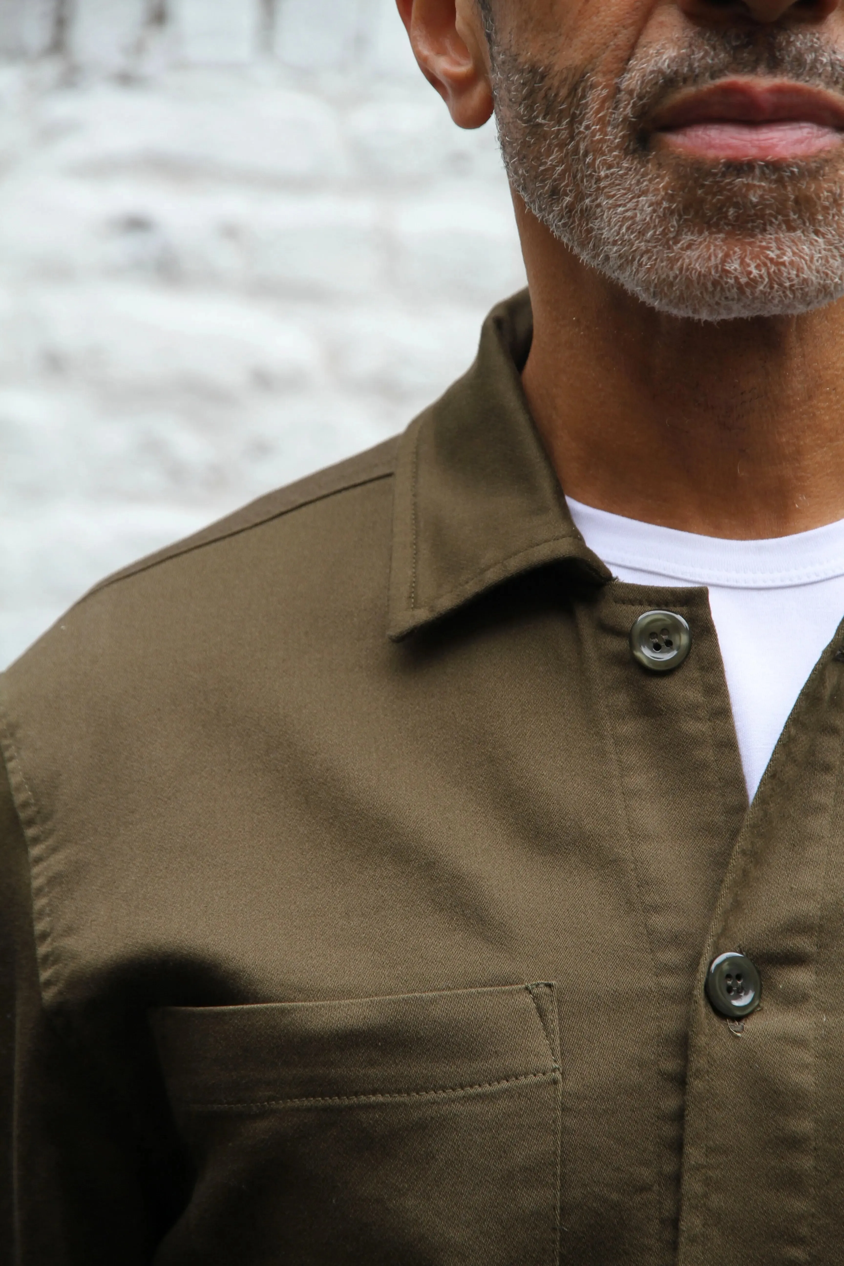 Bart Superflex Overshirt - Olive