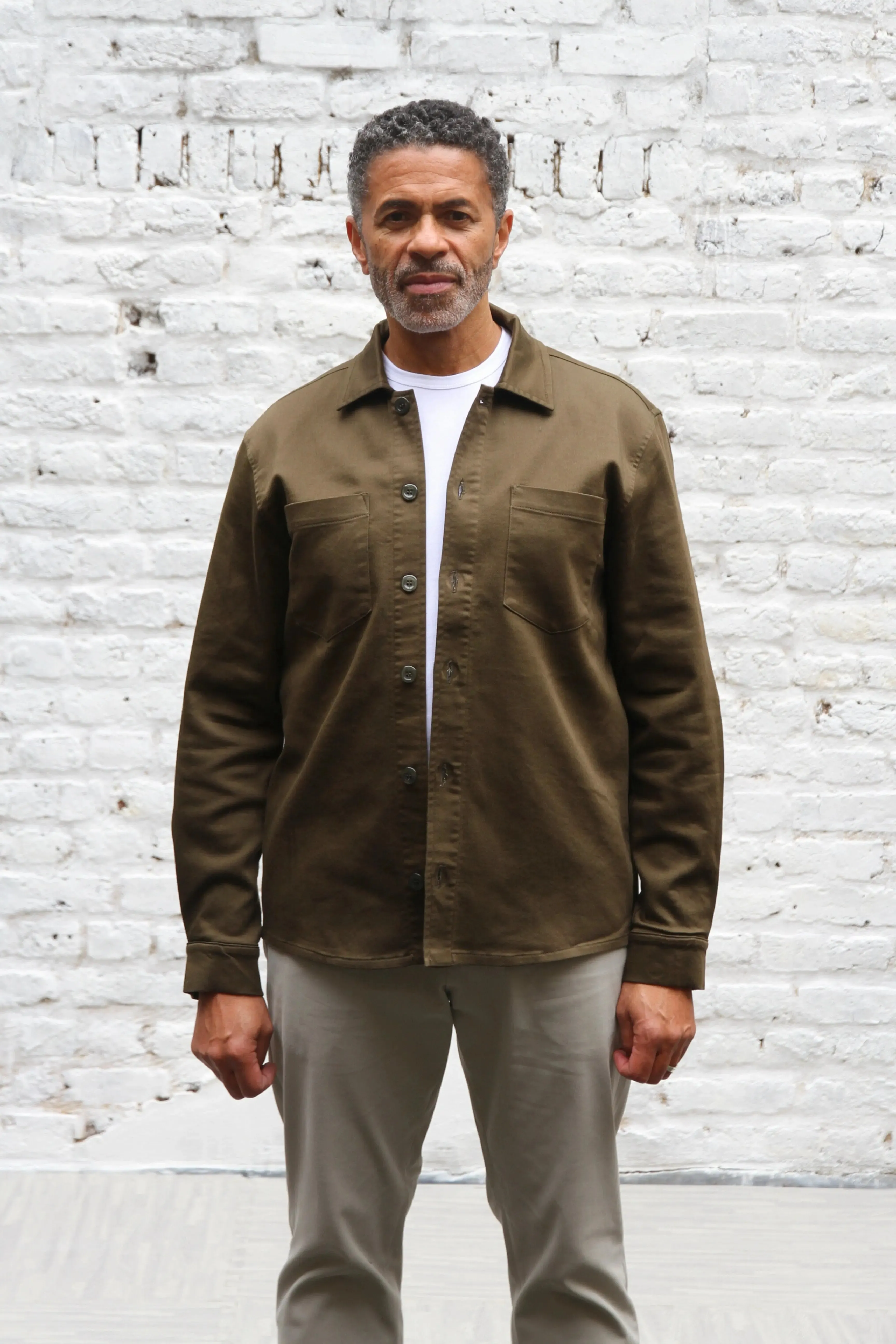 Bart Superflex Overshirt - Olive