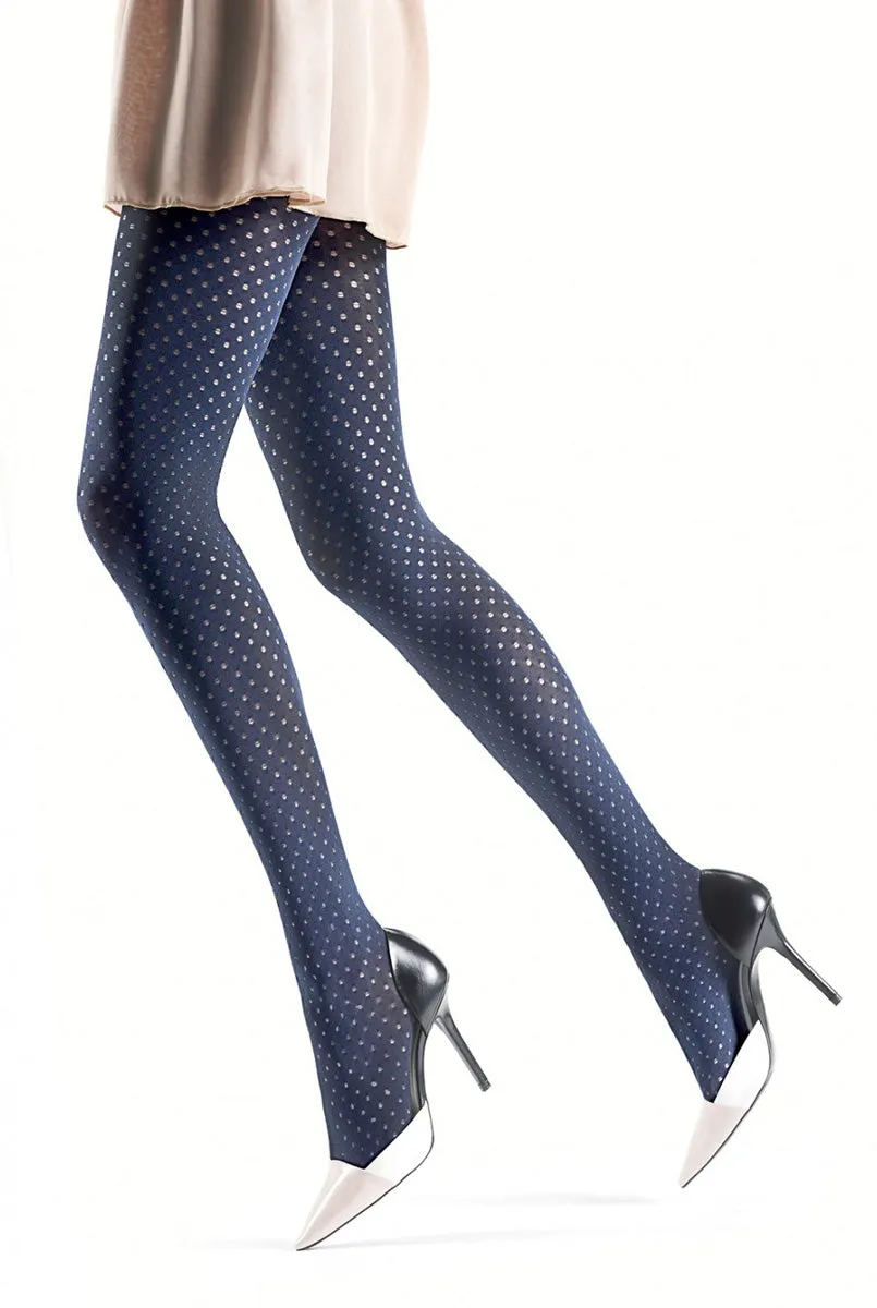 BC Calze Febe Eyelet Dot Opaque Tights