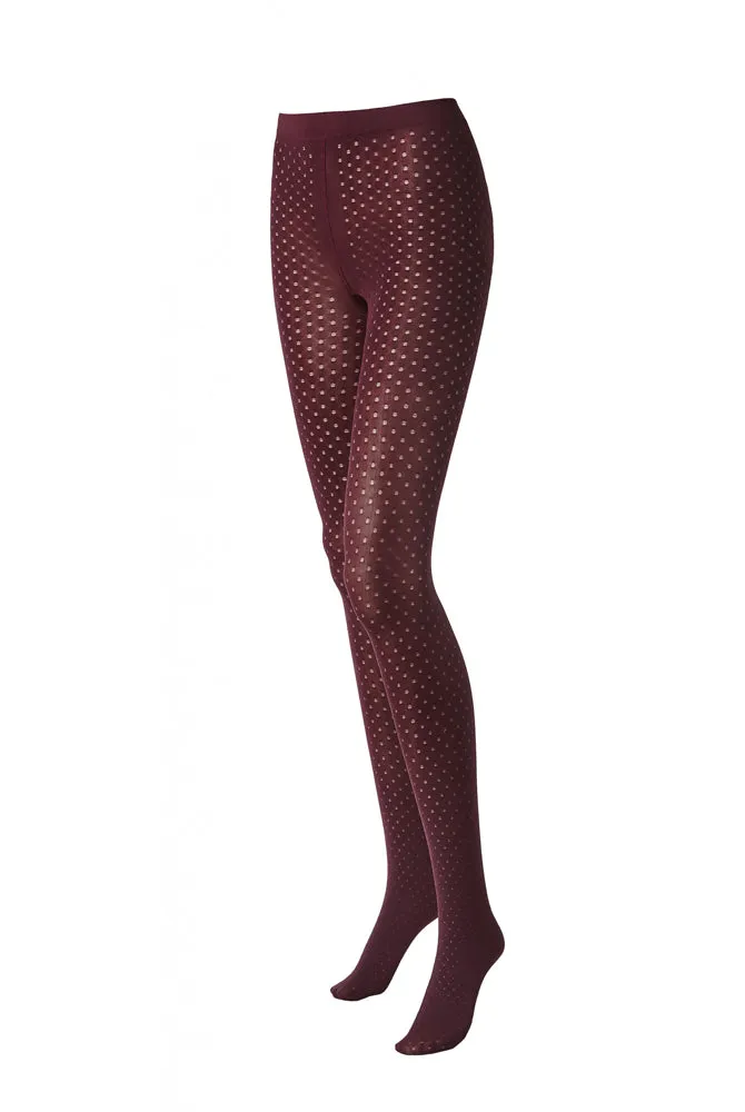 BC Calze Febe Eyelet Dot Opaque Tights