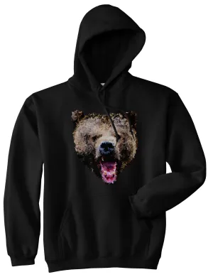 Bear Artwork Pullover Hoodie