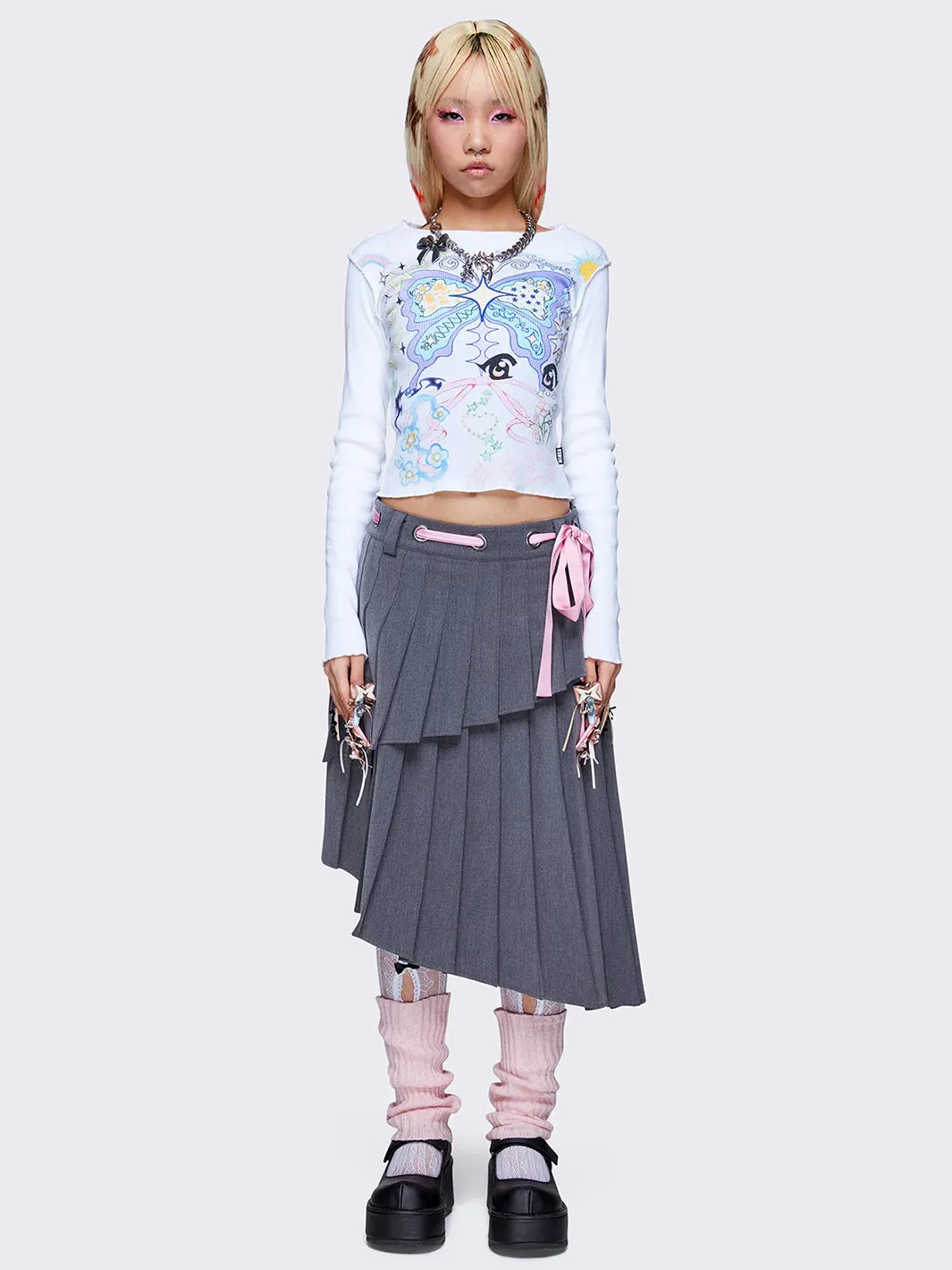 BELLA PLEATED SKIRT