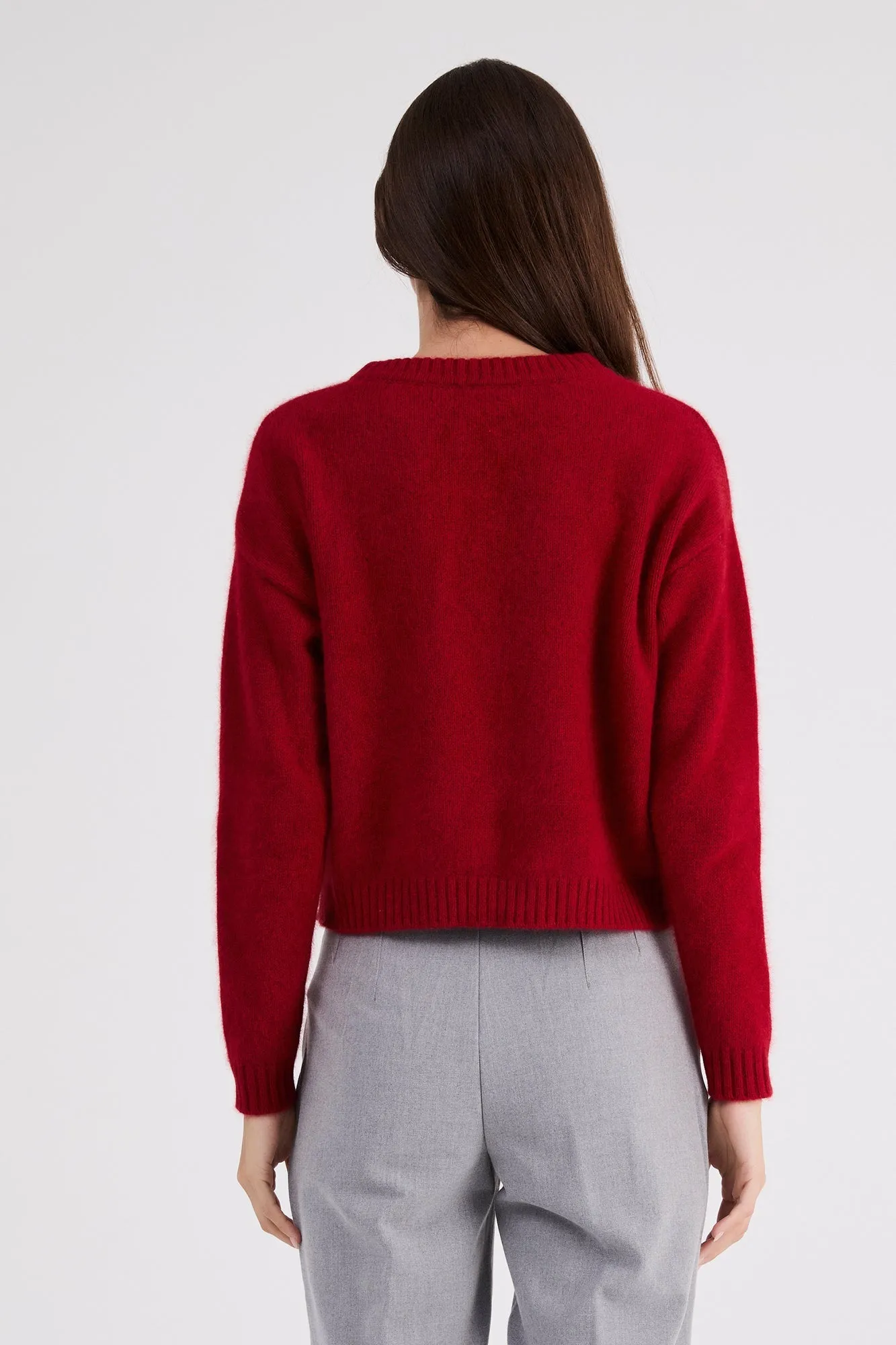   Beryll Holly Cashmere Sweater | Cherry Red