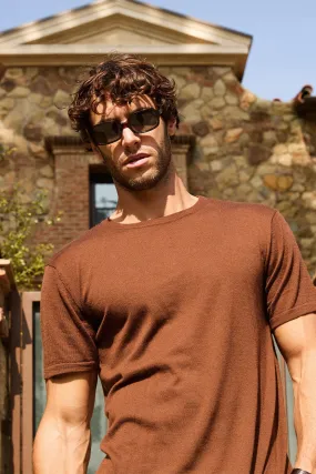   Beryll Michele Cashmere Shirt | Chocolate