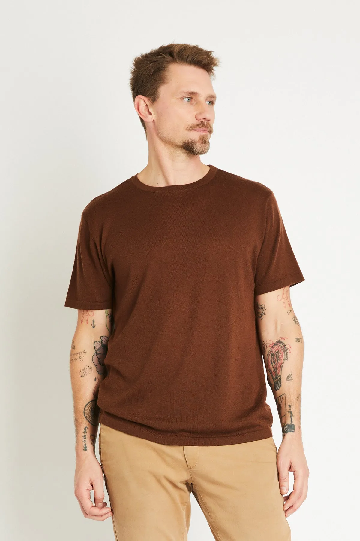   Beryll Michele Cashmere Shirt | Chocolate