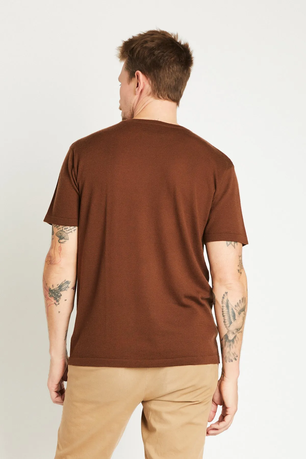   Beryll Michele Cashmere Shirt | Chocolate