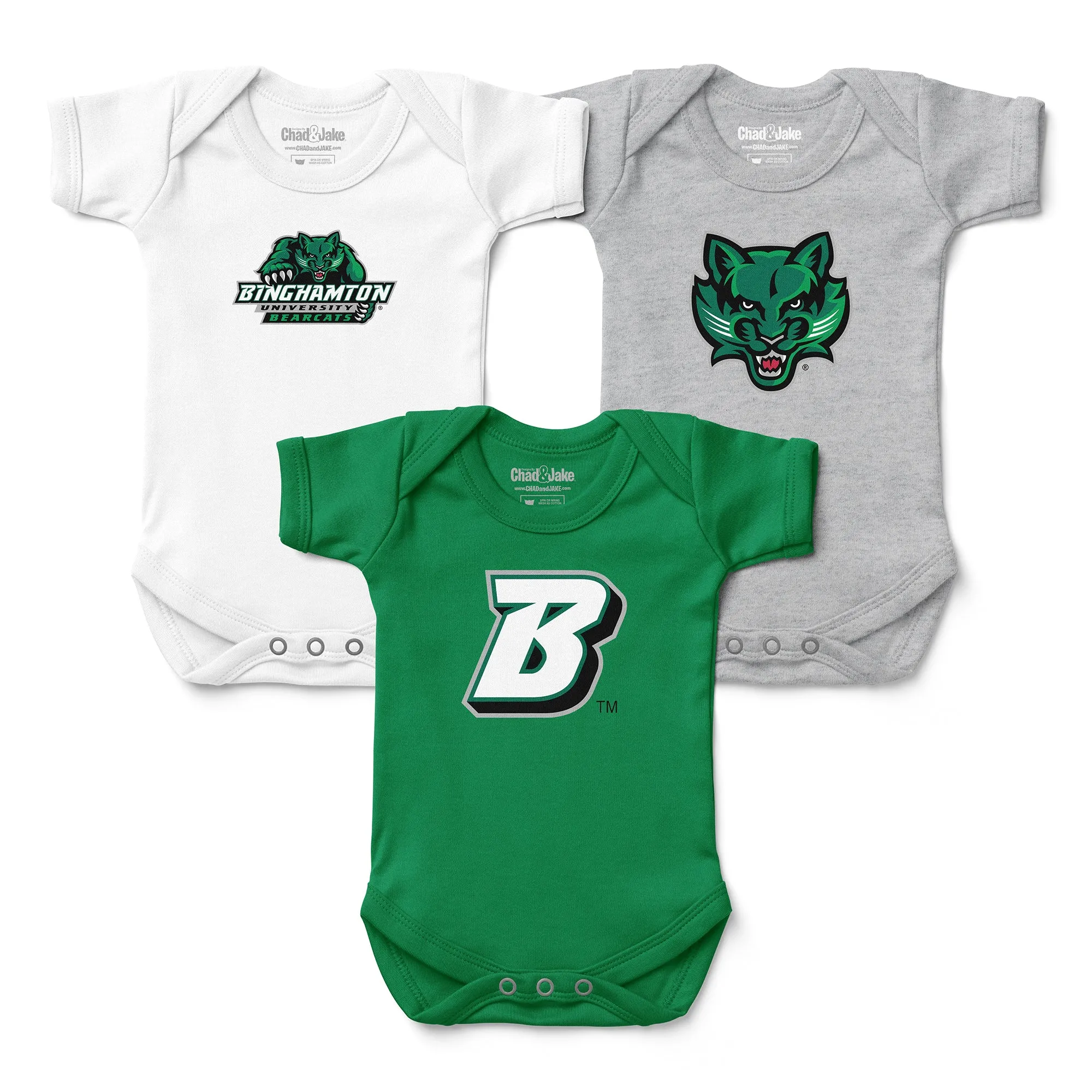 Binghamton Bearcats 3-Pack Bodysuits