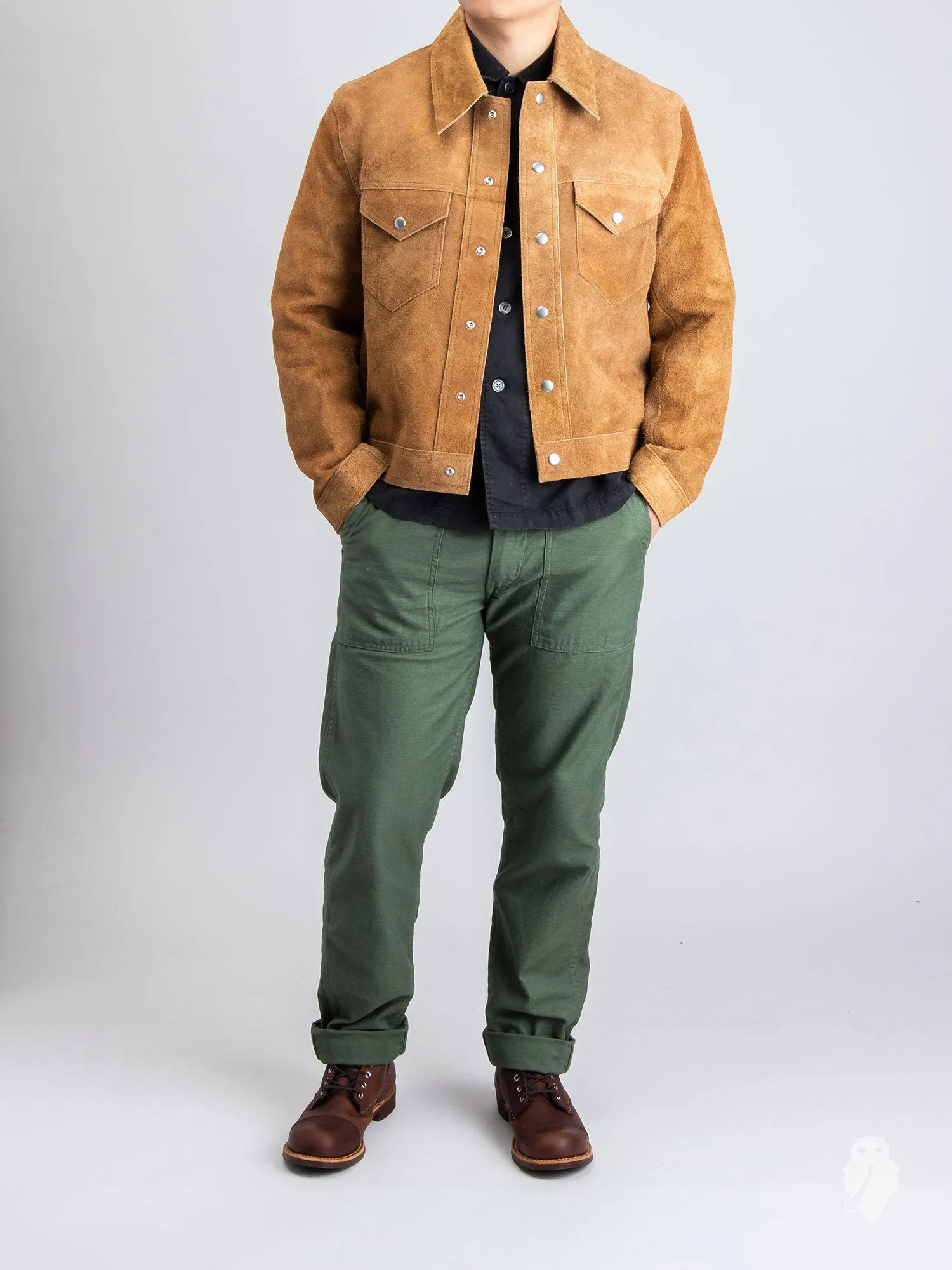 Blacksmith Jacket in Sand Suede