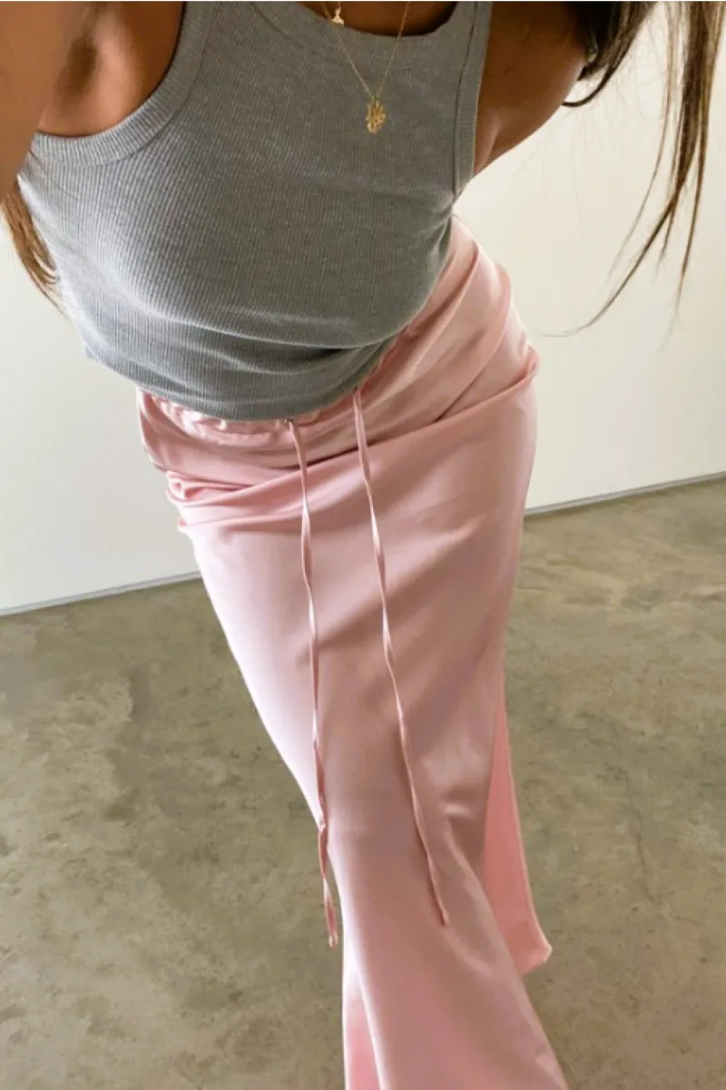 Bleeker Satin Maxi Skirt