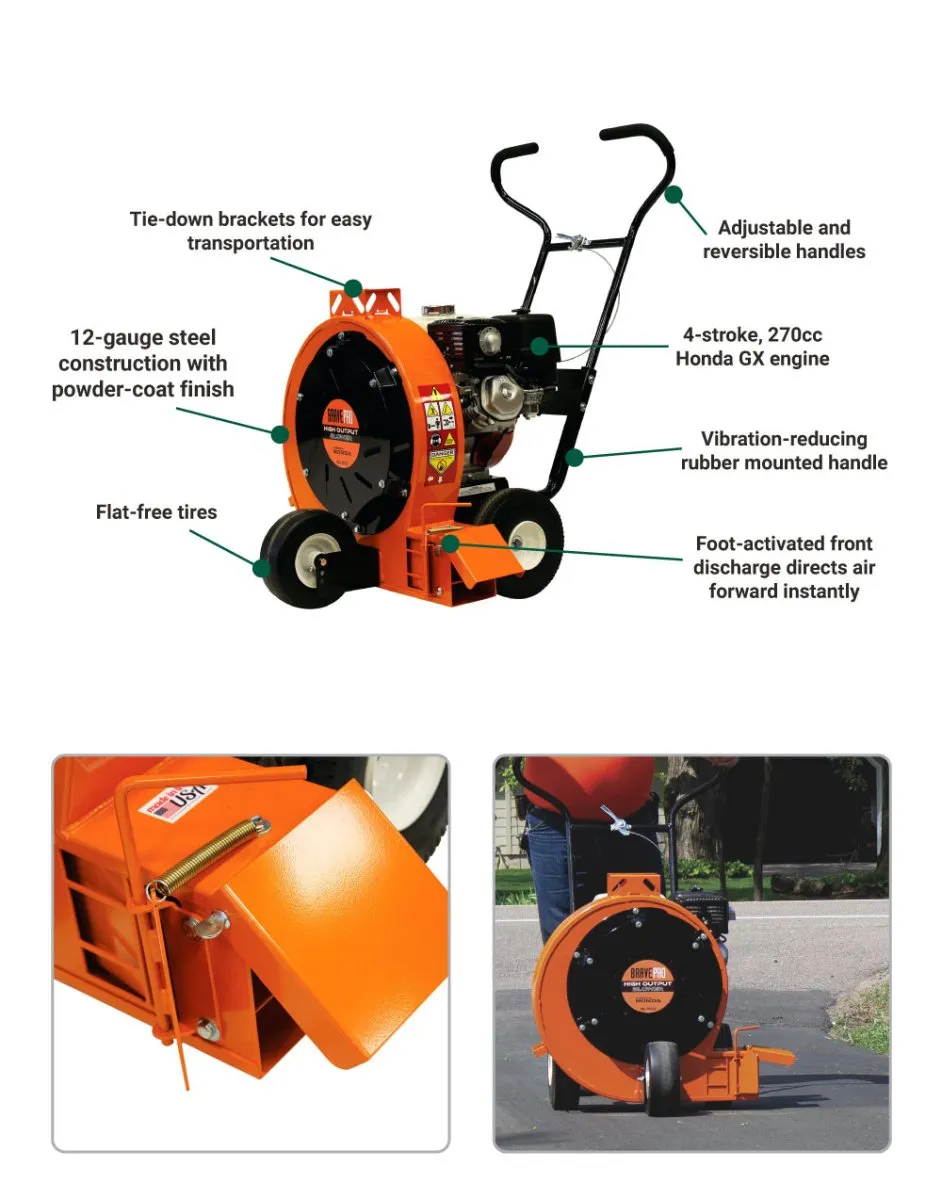 Brave Walk-Behind Blower | High Output | Honda GX160