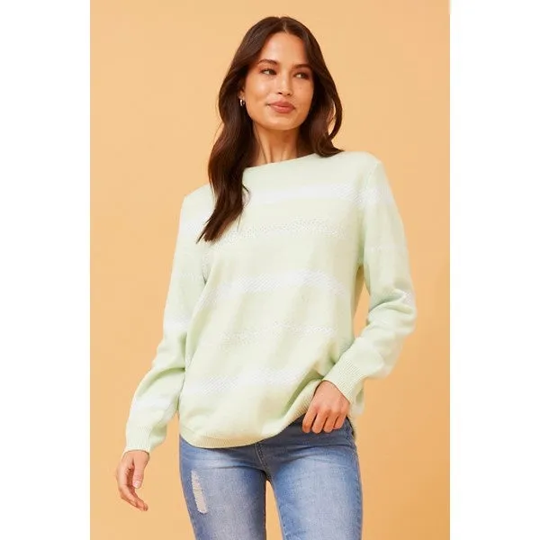 BRAY STRIPED KNIT JUMPER