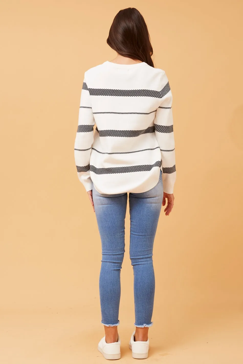 BRAY STRIPED KNIT JUMPER