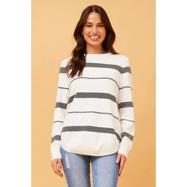 BRAY STRIPED KNIT JUMPER