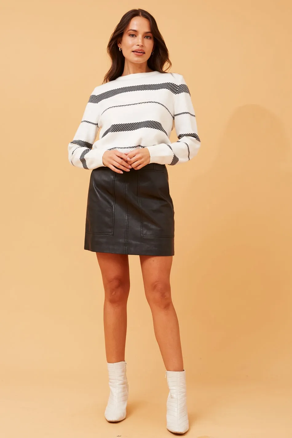 BRAY STRIPED KNIT JUMPER