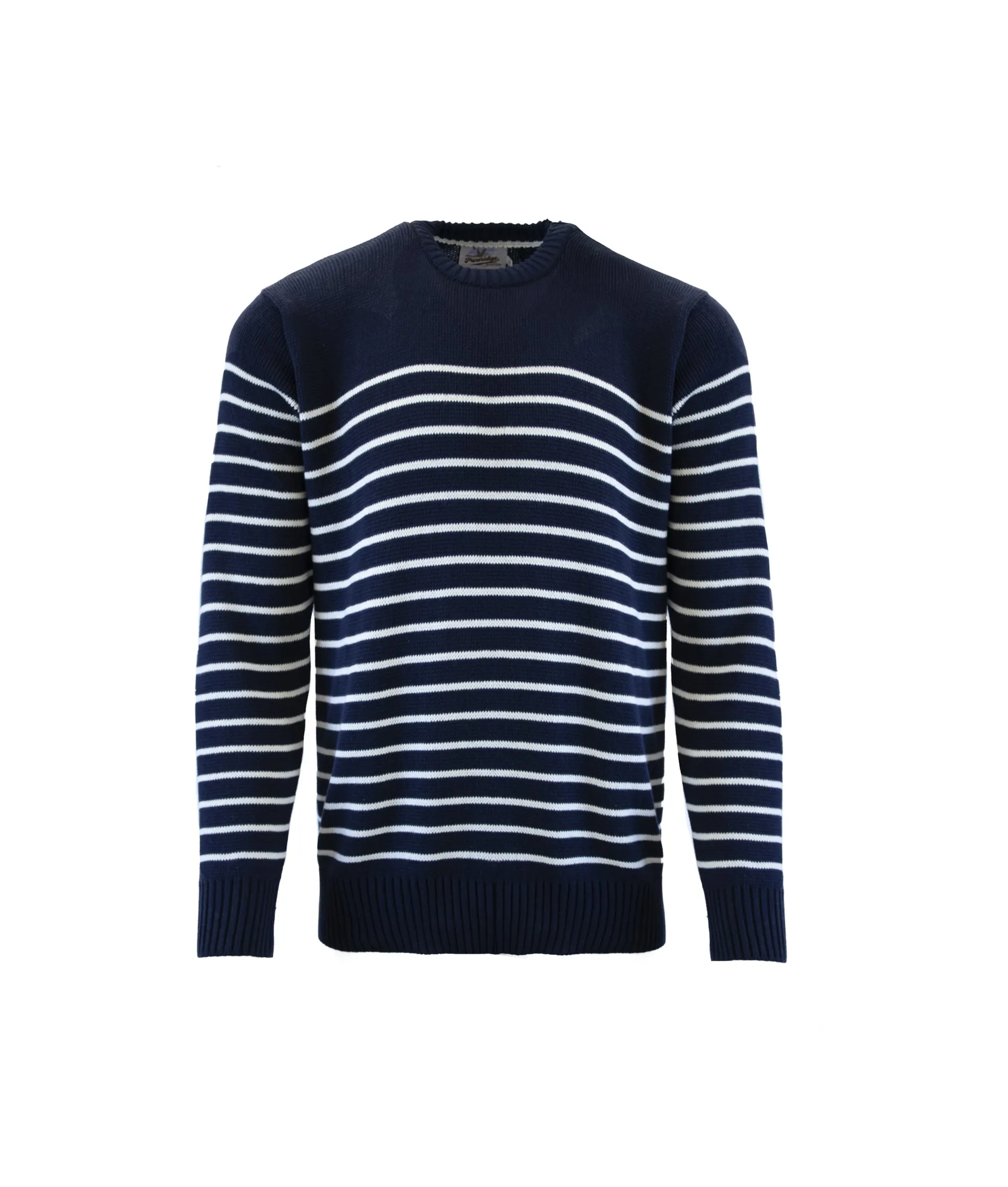 Breton Stripe Sweatshirt - Navy