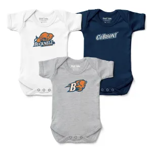 Bucknell Bison 3-Pack Bodysuits
