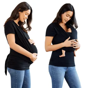 Bump & Beyond T-Shirt Wrap - Black
