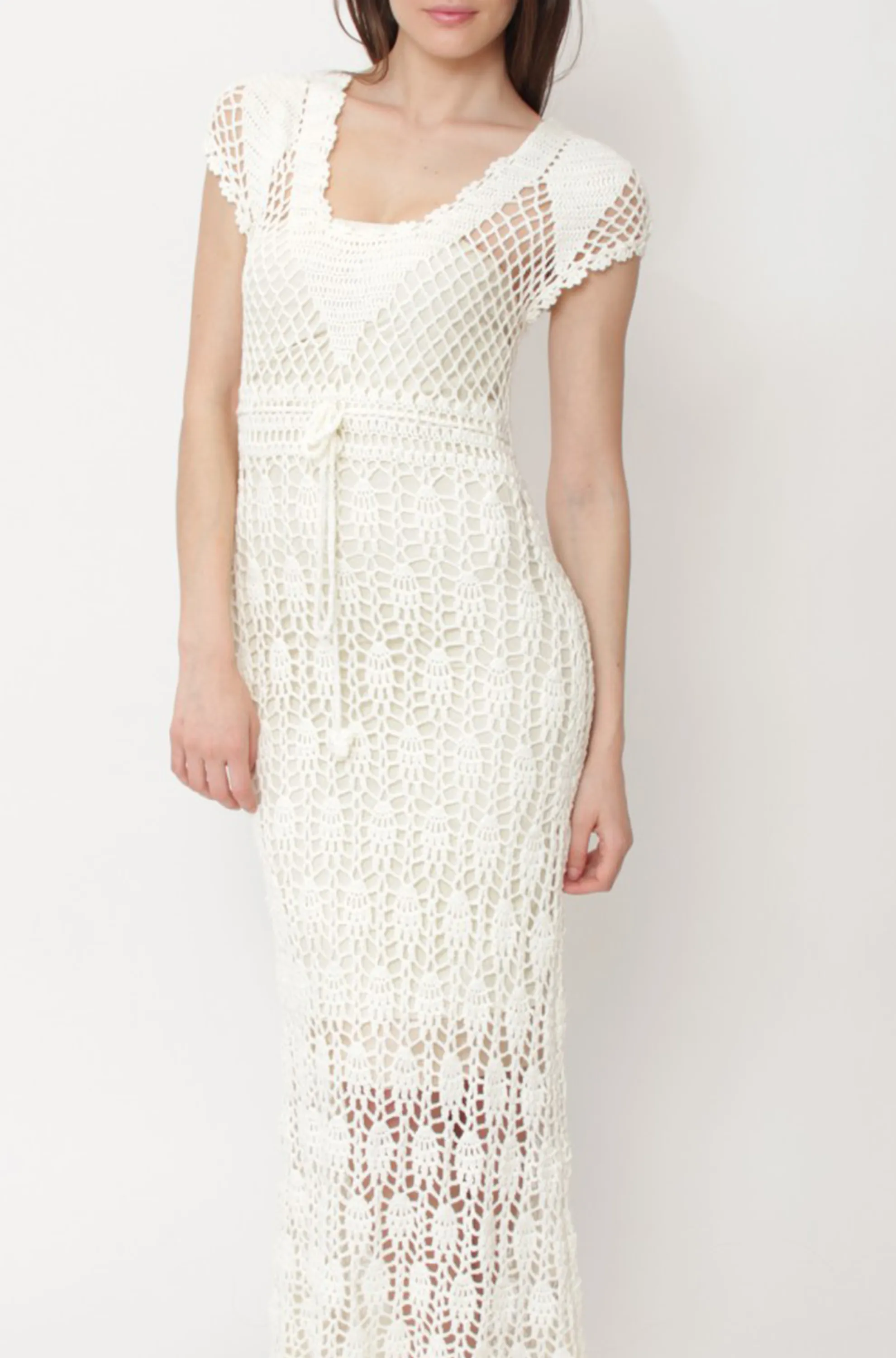 Cap Sleeve Midi Dress