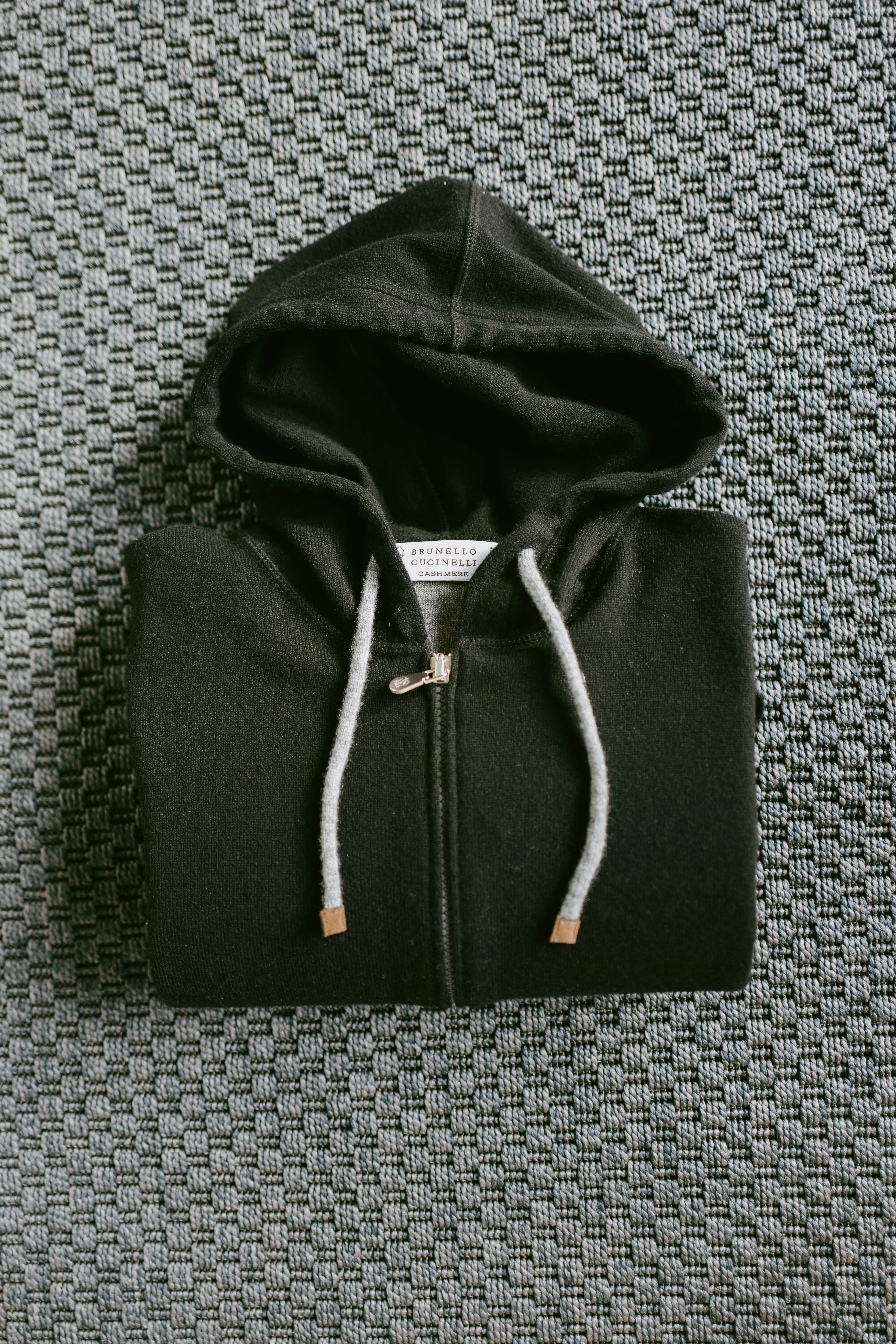 Cashmere Zip-up Hoodie